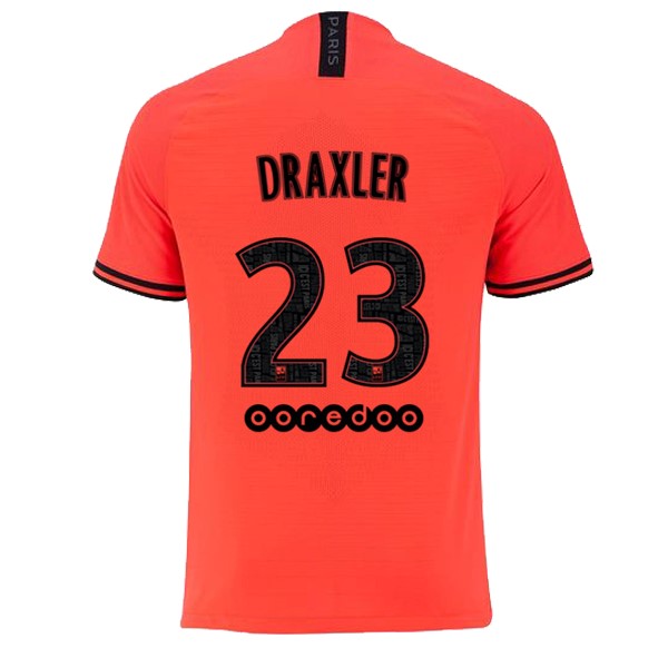 JORDAN Camiseta Paris Saint Germain NO.23 Draxler 2ª 2019/20 Naranja